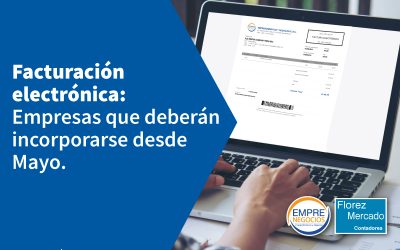 MAYO: Empresas obligadas a emitir facturas electrónicas.