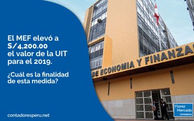 ¿Ya conoces el nuevo valor de la Unidad Impositiva Tributaria (UIT) para el 2019?