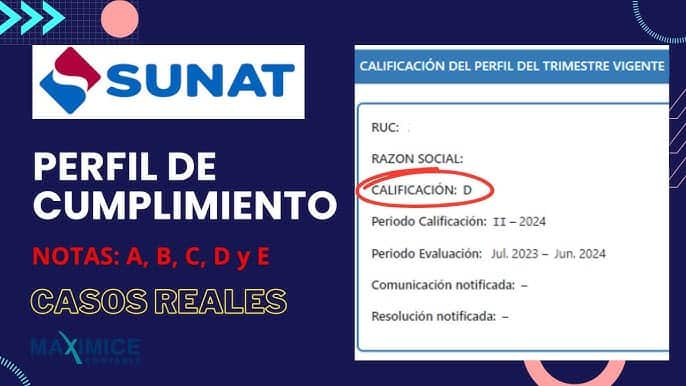 ¿Qué es el perfil de cumplimiento de SUNAT y por qué es importante para los emprendedores?